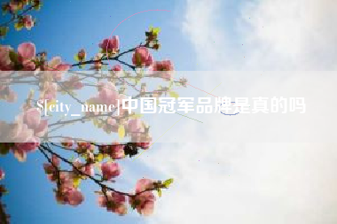 海北中国冠军品牌是真的吗