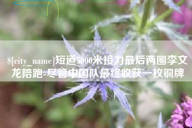 海北短道5000米接力最后两圈李文龙陪跑-尽管中国队最终收获一枚铜牌