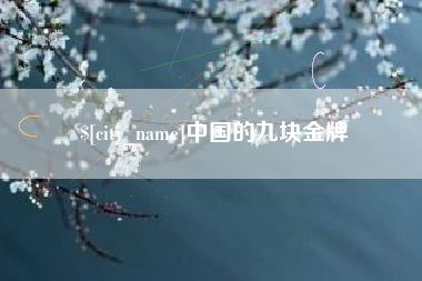 海北中国的九块金牌