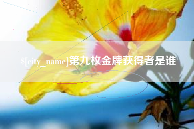 海北第九枚金牌获得者是谁