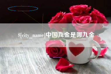 海北中国九金是哪九金