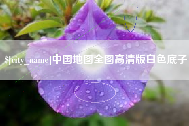 海北中国地图全图高清版白色底子