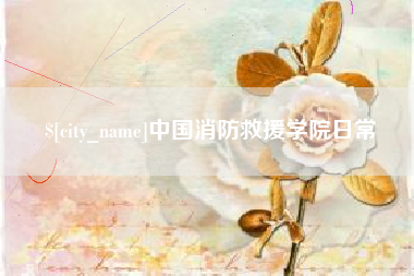 海北中国消防救援学院日常