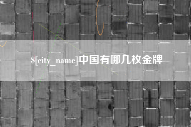 海北中国有哪几枚金牌