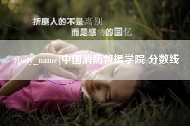 海北中国消防救援学院 分数线