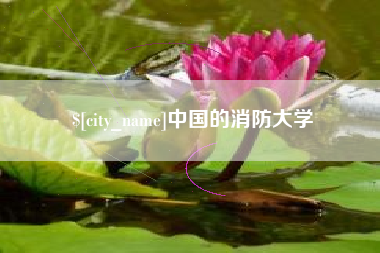 海北中国的消防大学