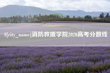 海北消防救援学院2020高考分数线