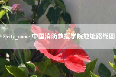 海北中国消防救援学院地址路线图