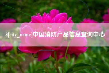 海北中国消防产品信息查询中心