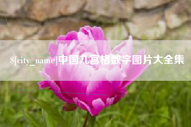 海北中国九宫格数字图片大全集