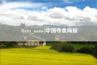 海北中国夺金海报