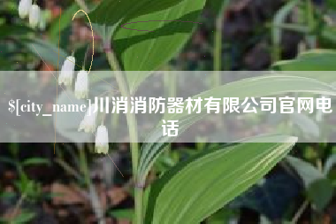 海北川消消防器材有限公司官网电话