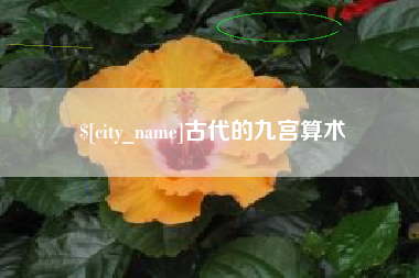 海北古代的九宫算术