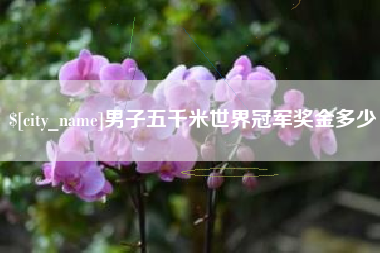 海北男子五千米世界冠军奖金多少