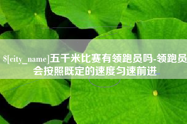 海北五千米比赛有领跑员吗-领跑员会按照既定的速度匀速前进