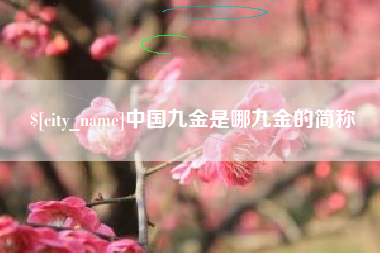 海北中国九金是哪九金的简称