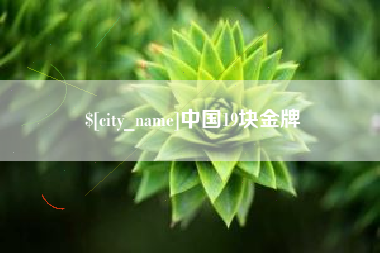 海北中国19块金牌