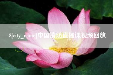 海北中国消防直播课视频回放