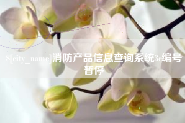 海北消防产品信息查询系统3c编号暂停