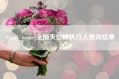 海北全国失信被执行人查询结果