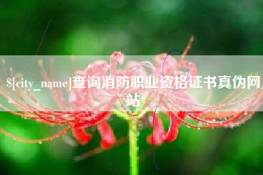 海北查询消防职业资格证书真伪网站