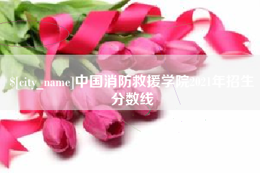 海北中国消防救援学院2021年招生分数线