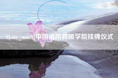 海北中国消防救援学院挂牌仪式