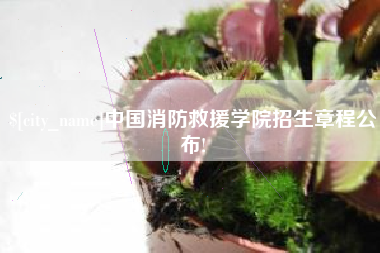 海北中国消防救援学院招生章程公布!